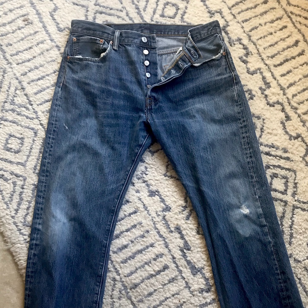Vintage Levi’s 501 high rise jeans